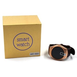 Годинник Smart watch Kingwear KW18 золоті | Фітнес трекер | Розумні годинник