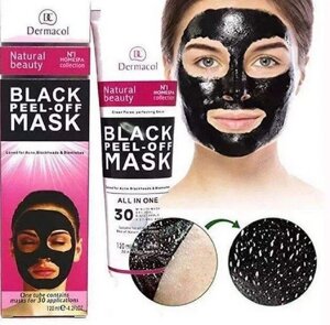 Чорна маска для обличчя Dermacool | Маска для обличчя від чорних крапок