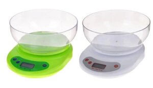 Електронні кухонні ваги VITEK ACS KE1 до 5 кг | Ваги з чашею | Ваги для продуктів