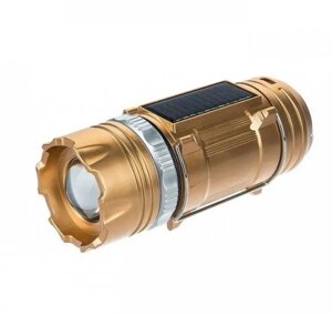 Ліхтарик для кемпінгу HB-9688 | Кемпінговий ліхтар із сонячною панеллю | Ліхтар + Power bank