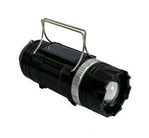 Ліхтарик для кемпінгу HB-9699 | Кемпінговий ліхтар із сонячною панеллю | Ліхтар + Power bank