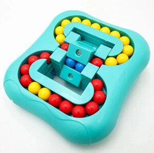 Головоломка-антистрес Puzzle Ball Rotating Magic Spin Bean Cube | Іграшка-антистрес з кульками всередині