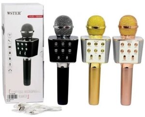 Караоке-мікрофон Wster WS-1688 | Бездротової Bluetooth мікрофон