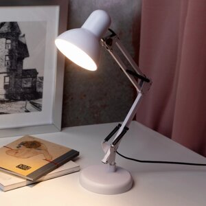 Лампа настільна Wright AT-1002, чорна, біла | Світлодіодна лампа з кріпленням до столу | Складана LED лампа