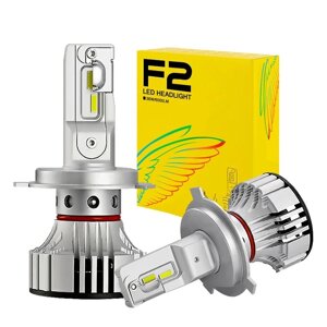 LED Лампи для Фар F2 H4 Solar | Автомобільне Світлодіодне Світло