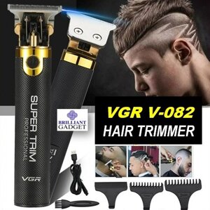 Машинка для стрижки Волосся і Бороди VGR V-082 | Професійний Бездротовий Тример