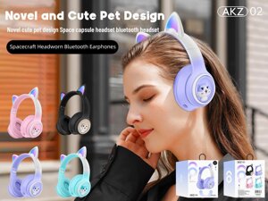 Музичні навушники-вкладки з підтримкою Лиса AKZ-02 з вушками Bluetooth 5.3 | Бездротові блютуз-навушники