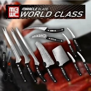 Набір ножів Miracle Blade World Class Knife Set 13 шт. Професійні кухонні ножі