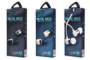 Навушники CELEBRAT G2 дротові | Навушники вакуумні | Гарнітури для смартфона