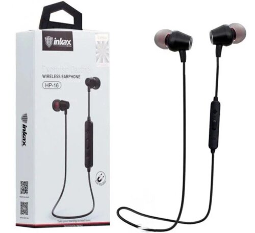 Навушники вакуумні INKAX HP-16 | Бездротові навушники з проводом | Блютуз навушники