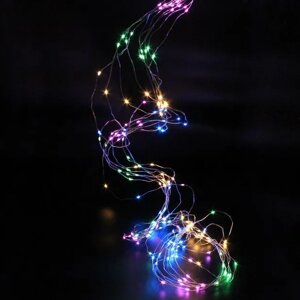 Xmas гірлянда 300 Led (Copper) на мідному дроті (Крапля роси) Кінський хвіст Мультиколірний 3 м