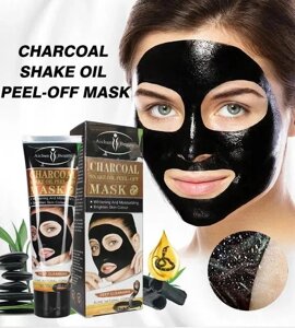 Вибілювальна зволожувальна Освітлювальна маска для обличчя проти чорних цяток Aichun Beauty Charcoal-snake