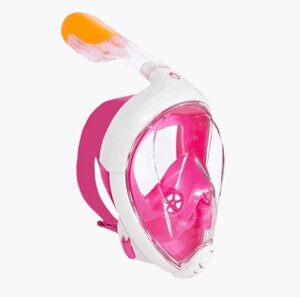 Підводний маска РОЖЕВА S/M | Маска для підводного плавання EasyBreath | Маска для снорклінга