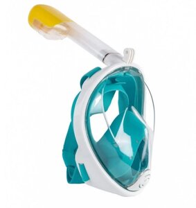 Підводний маска ЗЕЛЕНА L/XL | Маска для підводного плавання EasyBreath | Маска для снорклінга
