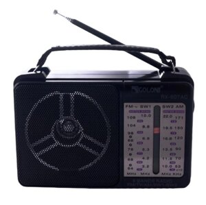 Портативний радіоприймач GOLON RX-607 | Приймач FM, AM, SW1, SW2, TV | Радіо переносне