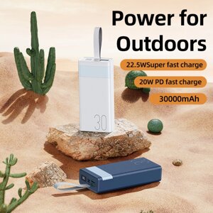 Power Bank REMAX RPP-320 30000 mAh 22.5 W | Повербанк | Швидке заряджання для телефона