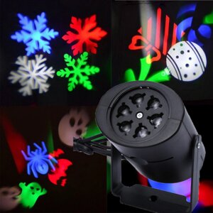 Проектор Not waterproof two card Christmas lights | Стробоскоп лазерний | Новорічне освітлення