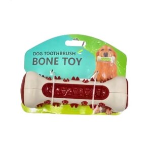 Гумова кісточка для собак Toothbrush dog ⁇ Іграшка зубна щітка для собак