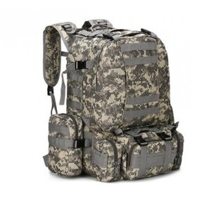 Рюкзак тактичний із підсумками B08 Pixel 55 л ⁇ Великий військовий рюкзак ⁇ Армійський рюкзак