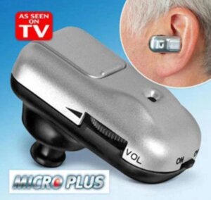 Слуховий апарат-підсилювач звуку Micro Plus | Апарат для слуху