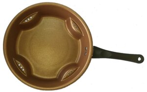 Сталева повітряна сковорода Steel Air Fry Pan | Антипригарна сковорідка
