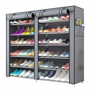 Тканевый шкаф для одежды и обуви Danlion Orion YQF-2266 | Полка для обуви | Обувной стеллаж