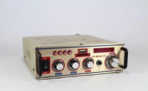 Підсилювач потужності звуку UKC AMP AV 1800 | компактний підсилювач звуку | підсилювач потужності