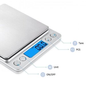 Весы ACS 500g/0.01g BIG 12000 MS 1729B Domotec | Многофункциональные весы | Электронные весы на кухню