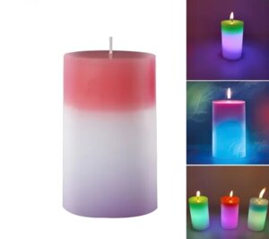 Воскова свічка міняє колір Candled Magic 7 Led | Новорічна свічка | LED свічка з цим полум'ям