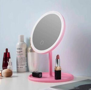 Дзеркало з LED підсвічуванням кругле | Косметичне дзеркало