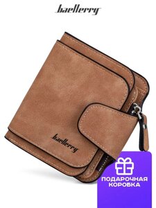 Жіночий гаманець-портмоне Baellerry N2346 коричневий | Компактний гаманець
