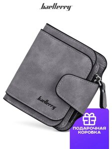 Жіночий гаманець-портмоне Baellerry N2346 темно-сірий | Компактний гаманець