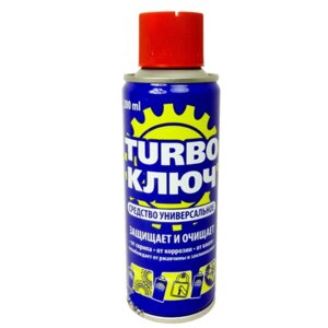 Жидкость для замка TURBO ключ WD 200 мл | Cредство против ржавчины | Универсальная проникающая смазка