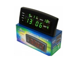 Годинник CX 868 зелені | Електронні годинник | будильник Настільний