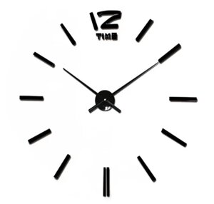 Годинники настінні DIY Clock | Настінні 3D годинник | великий годинник на стіну