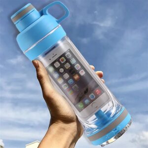 CUP Пляшка Bottle 6s | Спортивна пляшка з відсіком для мобільного телефону | Пляшка для занять спортом