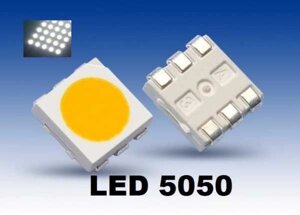 Діоди LED 5050 1000шт | Надійні Світлодіоди для Поверхневого Монтажу