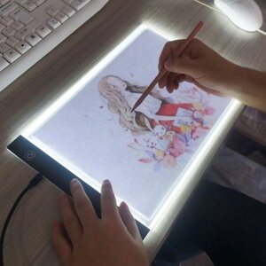 Графический планшет для рисования с экраном А4 | Световой планшет с подсветкой LED для рисования и копирования