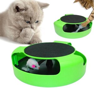 Інтерактивна гра для котів з точилкою для кігтів Trixie Catch The Mouse | кіт і миша | когтеточка