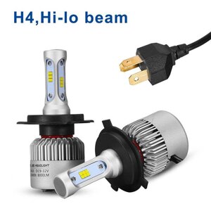 Комплект (2шт) світлодіодних автомобільних ламп LED ламп S2 H4 4Drive