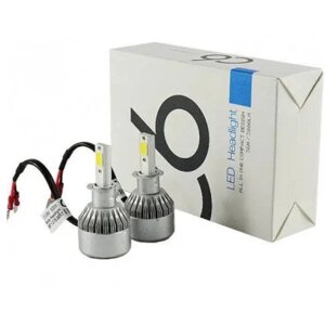 Комплект LED ламп C6 H3 ⁇ Автолампи ⁇ Світлодіодні лампочки для автомобіля