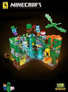 Конструктор Minecraft 866 деталей | Битва у джунглях