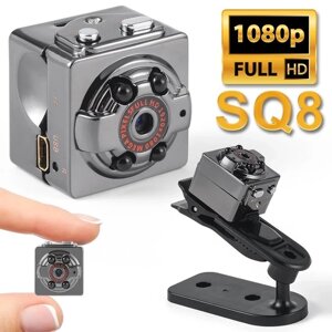 Міні Екшн Камера SQ8 c Датчиком Руху та Нічною Зйомкою Full HD | Відеокамера | Відеореєстратор