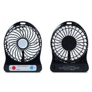 Міні вентилятор mini fan з акумулятором (Black)