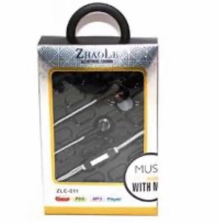 Навушники RIAN (ZhaoLe) ZLC011 | Навушники вакуумні дротові | Гарнітури для смартфона