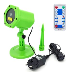 Проектор Лазерний Пластиковий Зелений PIC-04-12 | Лазерна Установка для проектування зображень