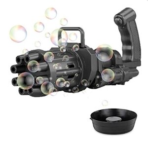 Кулемет з мильними бульбашками "Мініган"Дитячий пістолет для бульбашок | Пускач мильних бульбашок