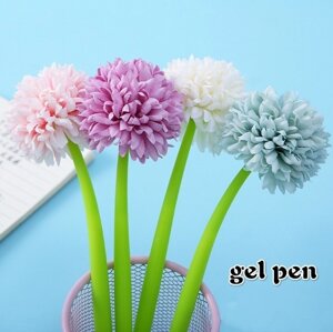 Ручка Півонія pencil flowers PF2 | Ручка гелева Квітка