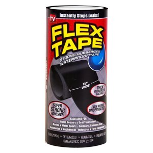 Надміцна скотч-стрічка Flex Tape 20 см | Міцна изолента Флекс Тейп