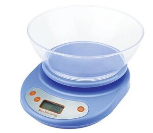 Ваги кухонні ACS до 5kg EK-01 / KE1 Domotec | Кухонні ваги з чашею | Електронні ваги на кухню
